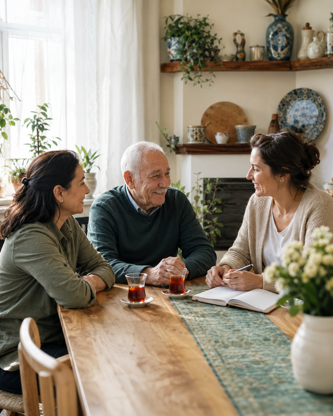 Aile büyüğüne sevgi dolu yaklaşım